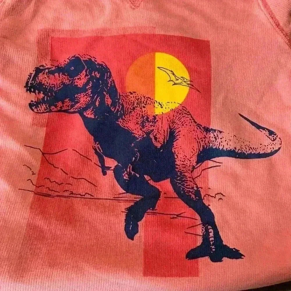 Unisex Sweet T-Rex lightweight kids sweatshirt. - Picture 2 of 5